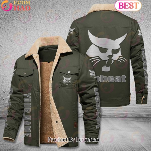 Bobcat Tractors Leather Jacket