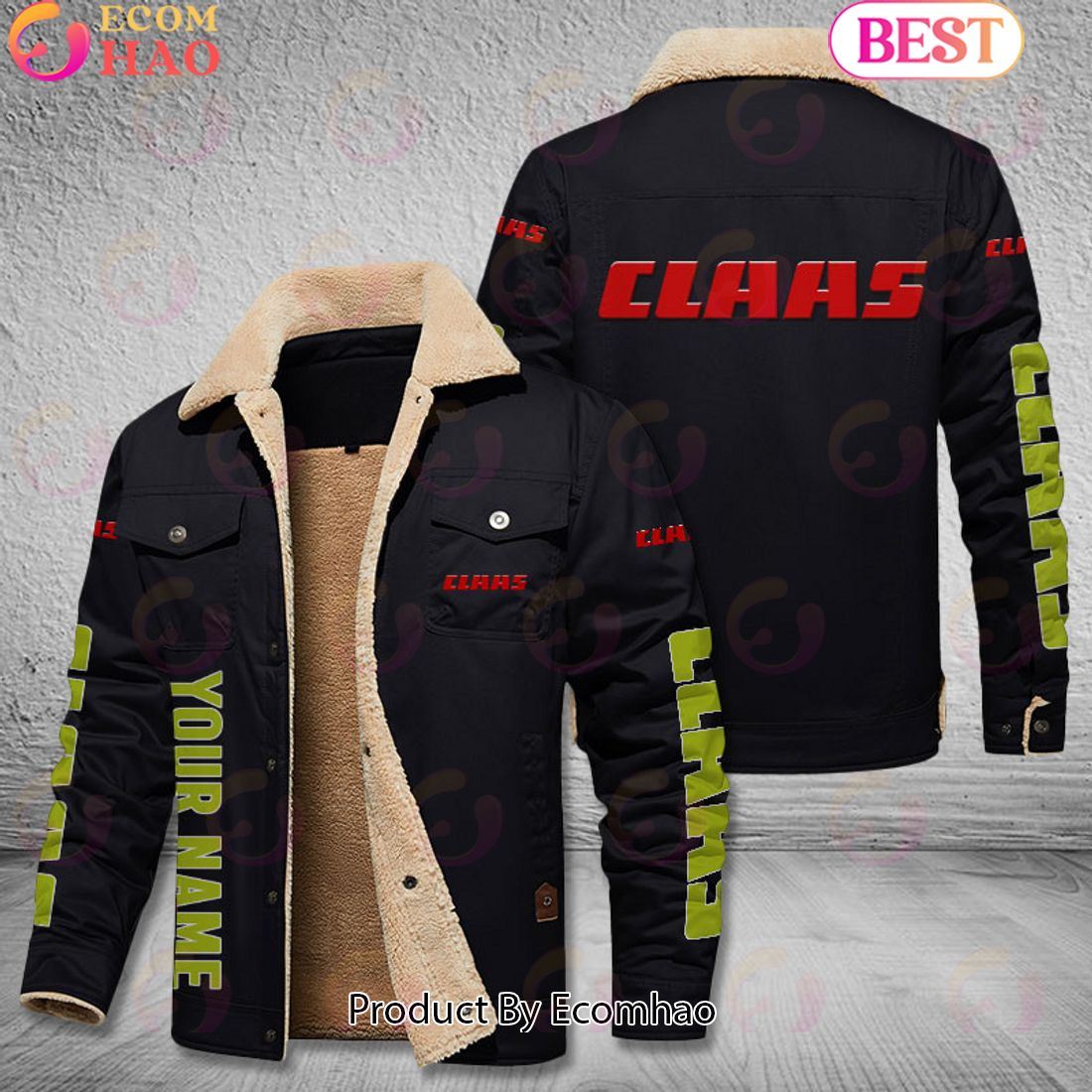 Claas Tractors Leather Jacket