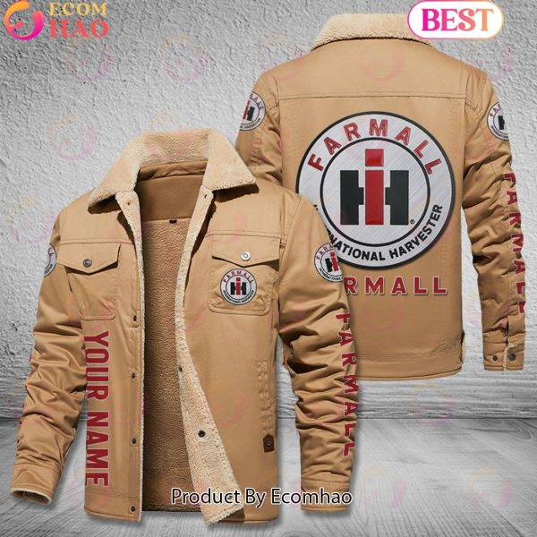 Farmall Tractors Leather Jacket