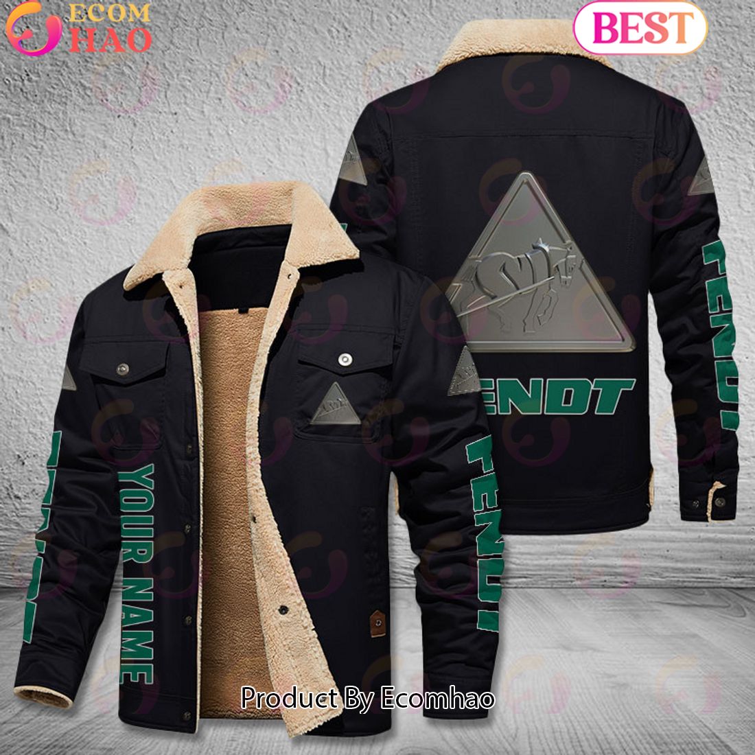 Fendt Tractors Leather Jacket