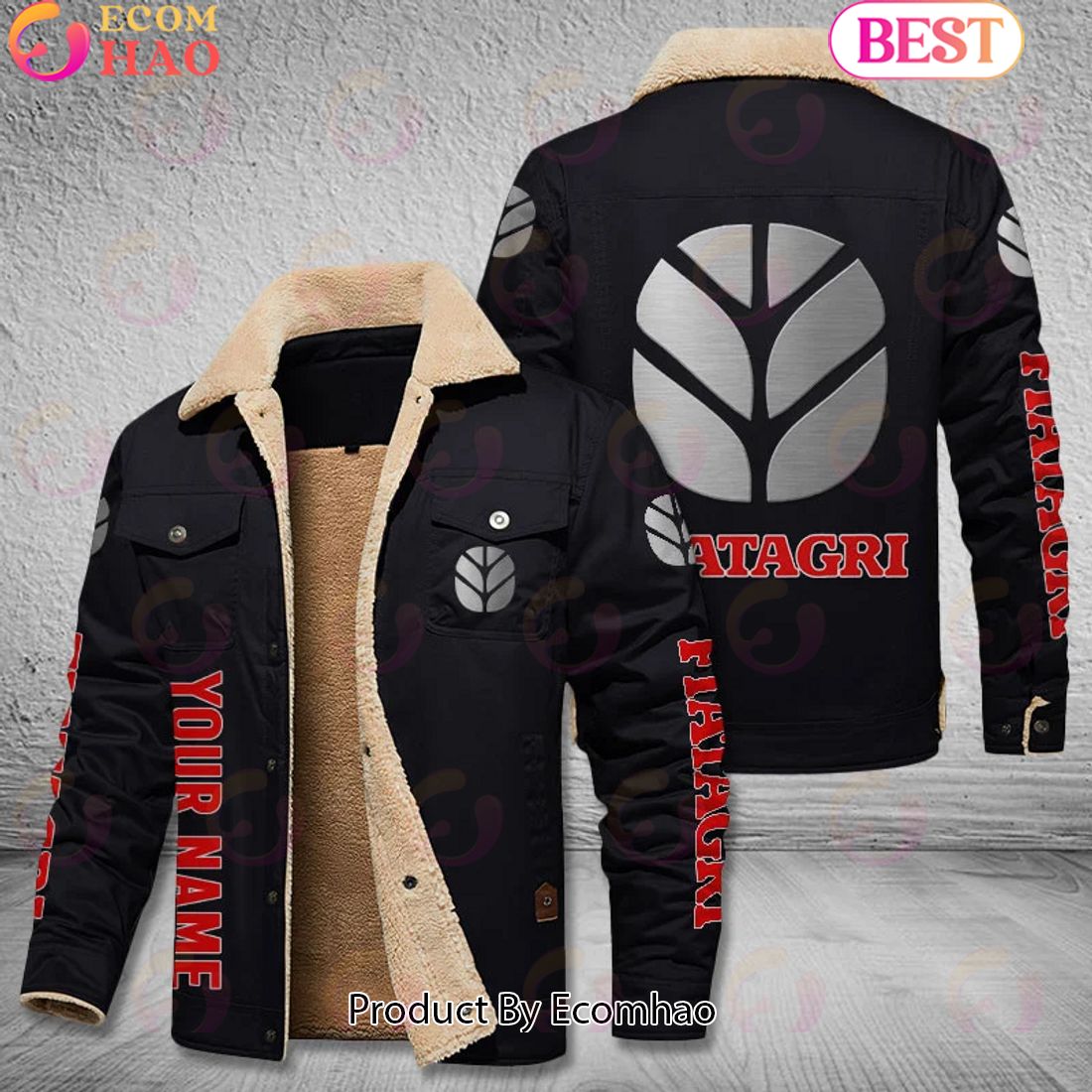 Fiatagri Tractors Leather Jacket