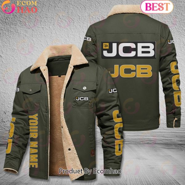 JCB Tractors Leather Jacket