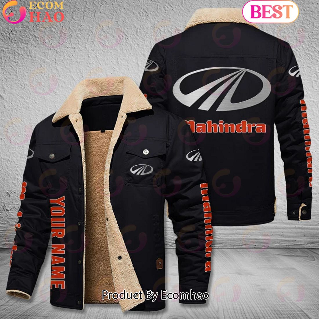 Mahindra Tractors Leather Jacket