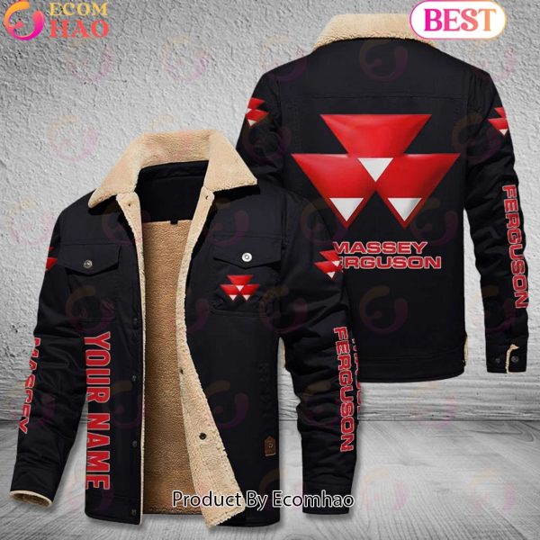Massey Ferguson Tractors Leather Jacket
