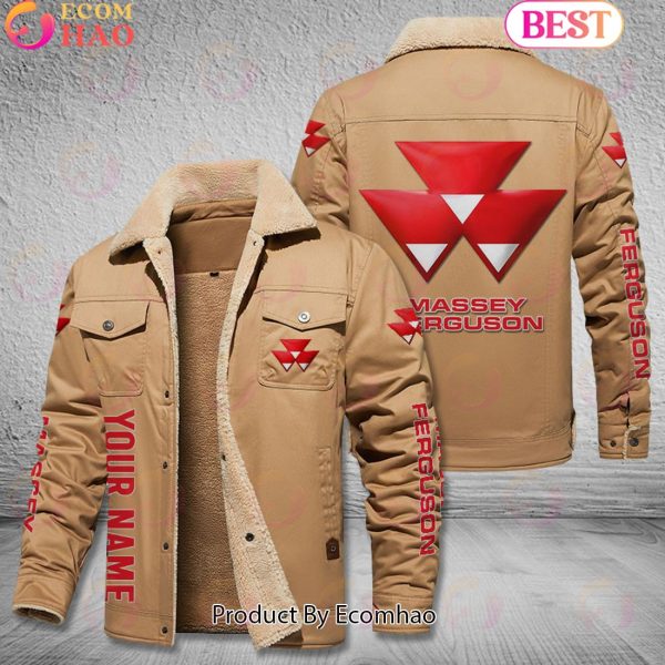 Massey Ferguson Tractors Leather Jacket