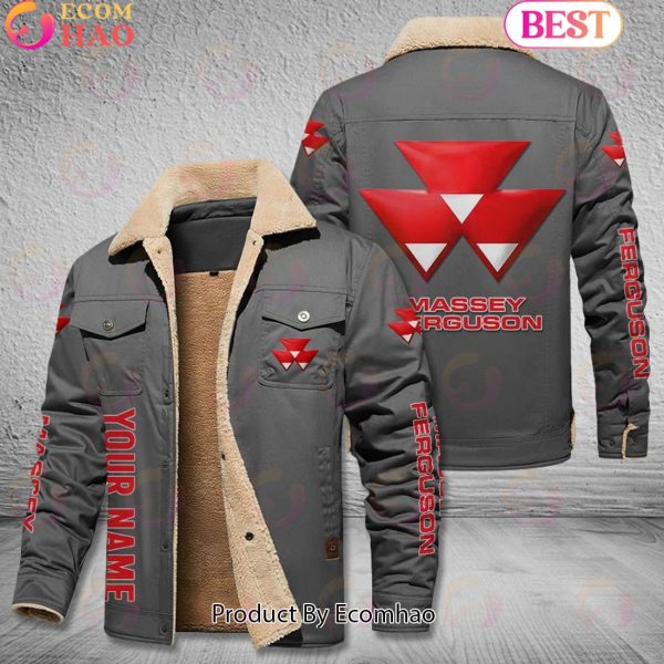 Massey Ferguson Tractors Leather Jacket