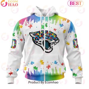 NFL Jacksonville Jaguars Special Autism Awareness Design 2023 Personalized 3D Hoodie