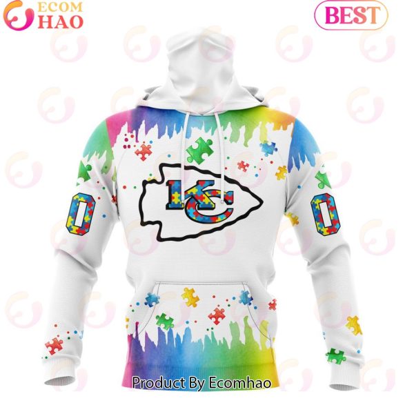 NFL Kansas City Chiefs Special Autism Awareness Design 2023 Personalized 3D Hoodie