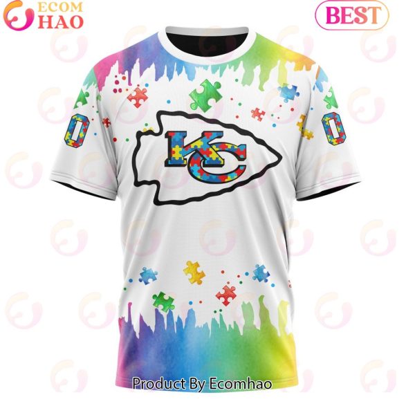NFL Kansas City Chiefs Special Autism Awareness Design 2023 Personalized 3D Hoodie