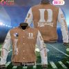 NCAA Cornell Big Red Salute to Service For Veteran Day Color Custom Name Baseball Jacket