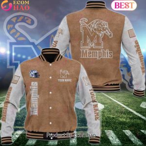 NCAA Memphis Tigers Salute to Service For Veteran Day Color Custom Name Baseball Jacket NCAA Memphis Tigers Salute to Service For Veteran Day Color Custom Name Baseball Jacket