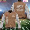 NCAA Oklahoma Sooners Salute to Service For Veteran Day Color Custom Name Baseball Jacket