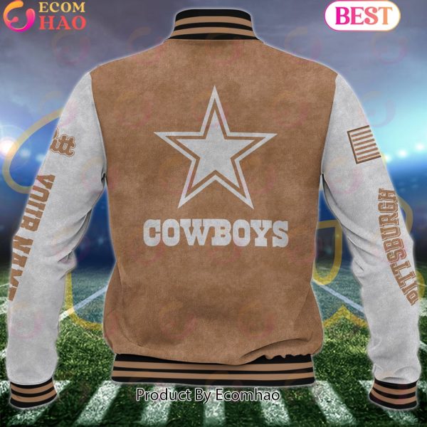 NCAA Pittsburgh Panthers Salute to Service For Veteran Day Color Custom Name Baseball Jacket