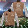NCAA SMU Mustangs Salute to Service For Veteran Day Color Custom Name Baseball Jacket
