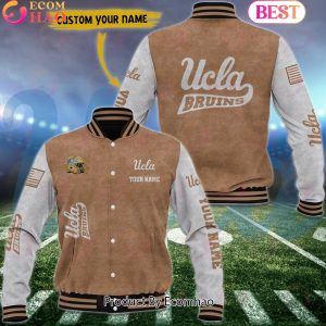 NCAA UCLA Bruins Salute to Service For Veteran Day Color Custom Name Baseball Jacket