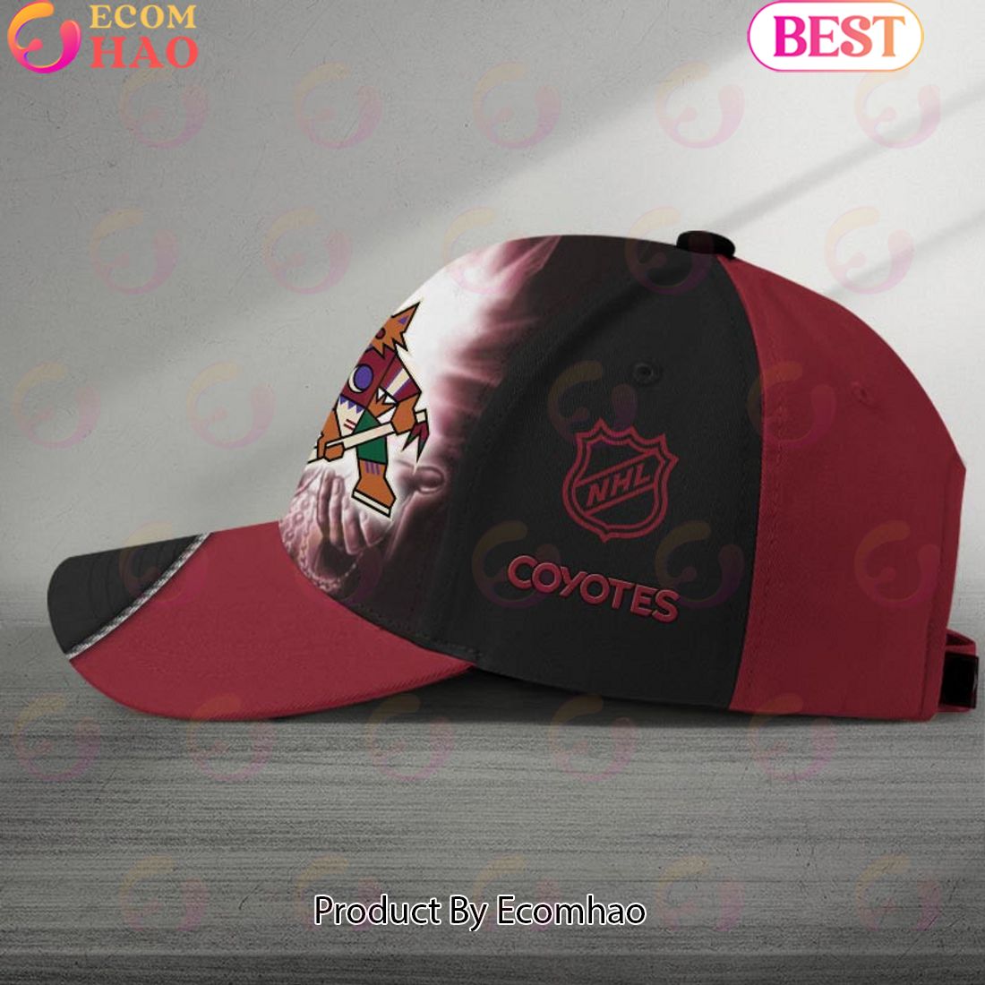 NHL Arizona Coyotes God’s Gift Design Custom Name Cap