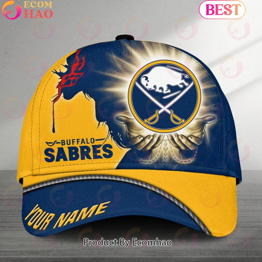 NHL Anaheim Ducks God’s Gift Design Custom Name Cap