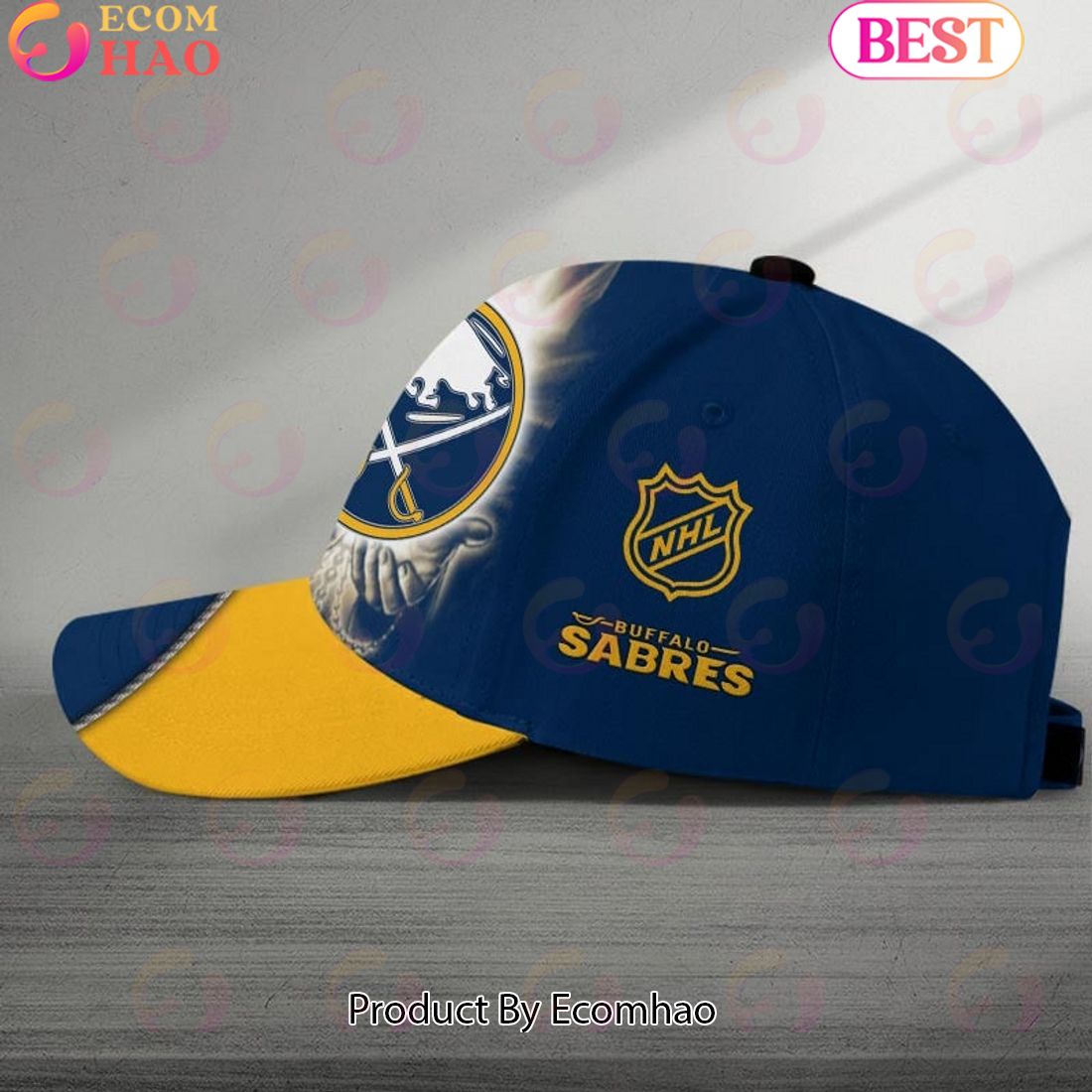 NHL Buffalo Sabres God’s Gift Design Custom Name Cap