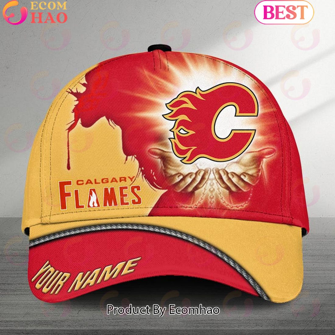 NHL Arizona Coyotes God’s Gift Design Custom Name Cap