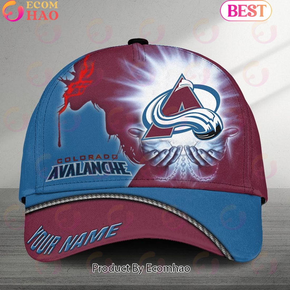 NHL Colorado Avalanche God’s Gift Design Custom Name Cap