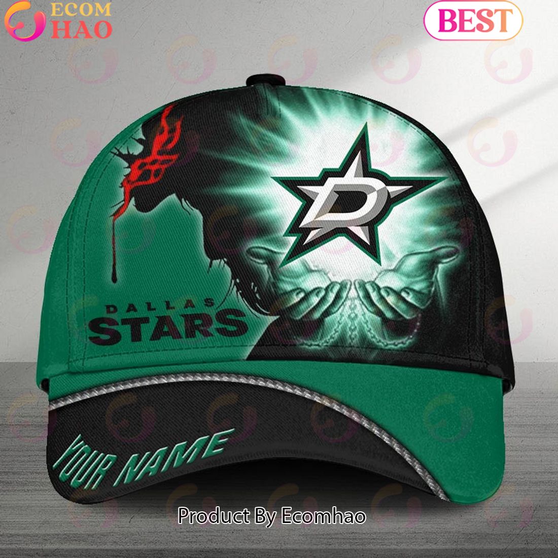 NHL Columbus Blue Jackets God’s Gift Design Custom Name Cap