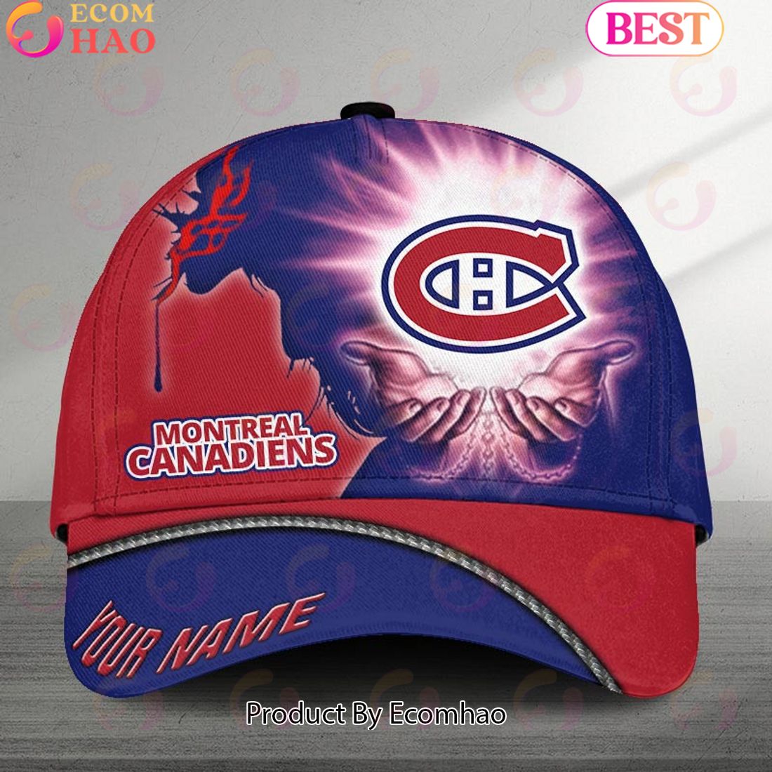 NHL Montreal Canadiens God’s Gift Design Custom Name Cap