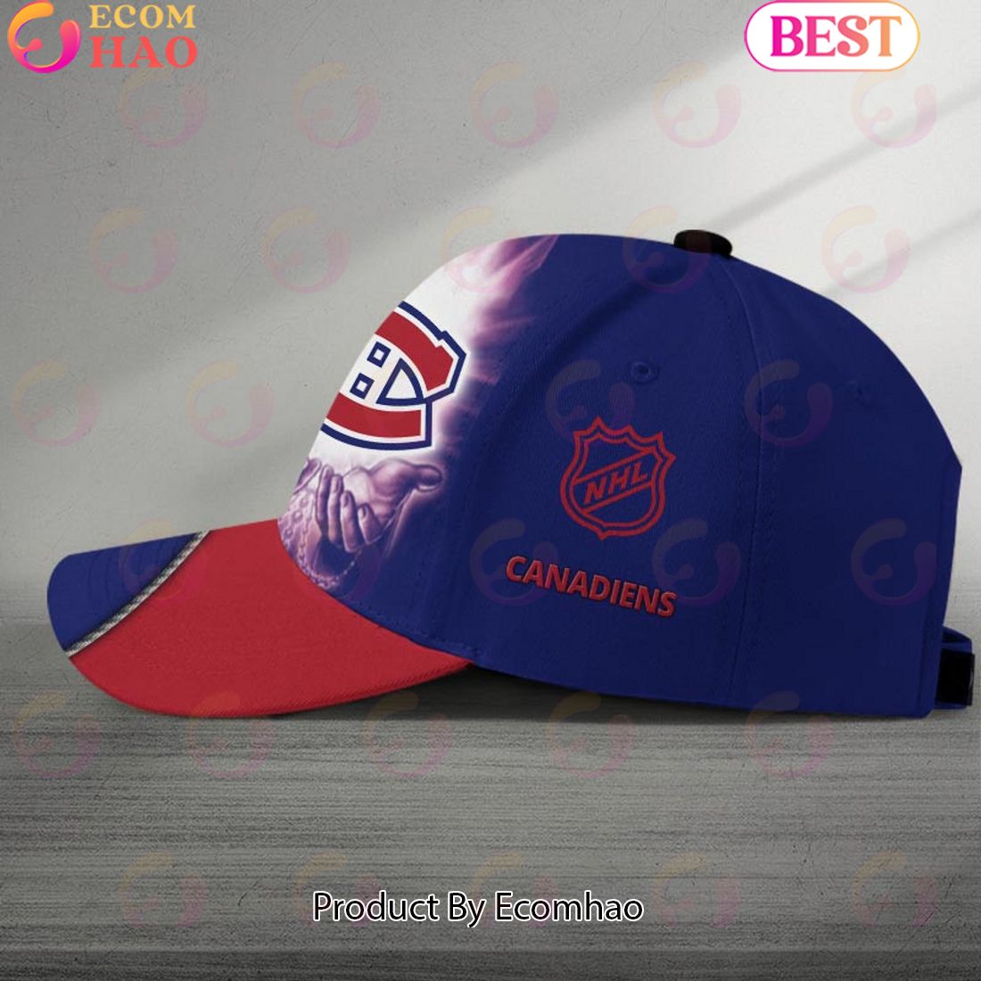 NHL Montreal Canadiens God’s Gift Design Custom Name Cap