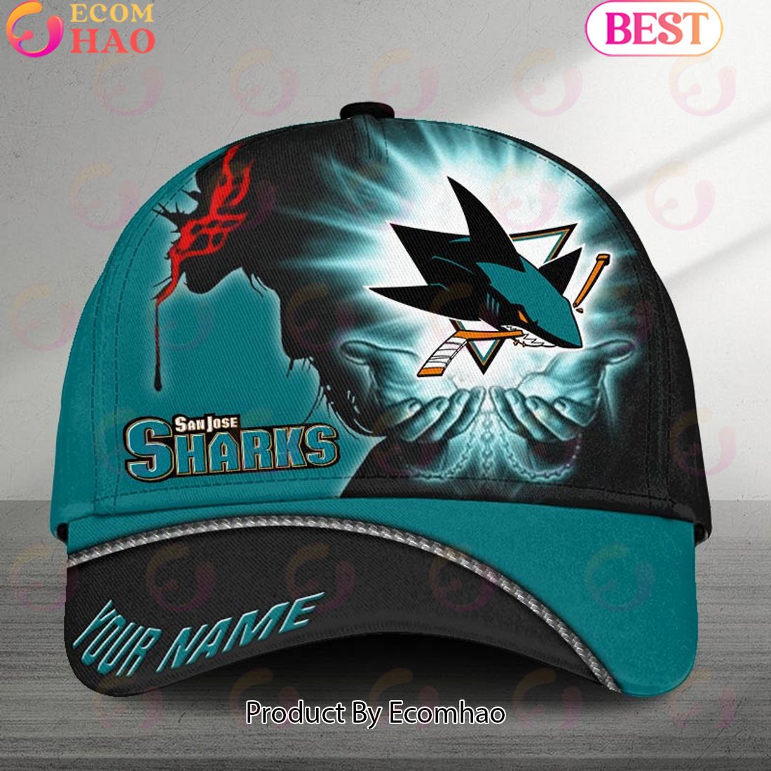 NHL Seattle Kraken God’s Gift Design Custom Name Cap