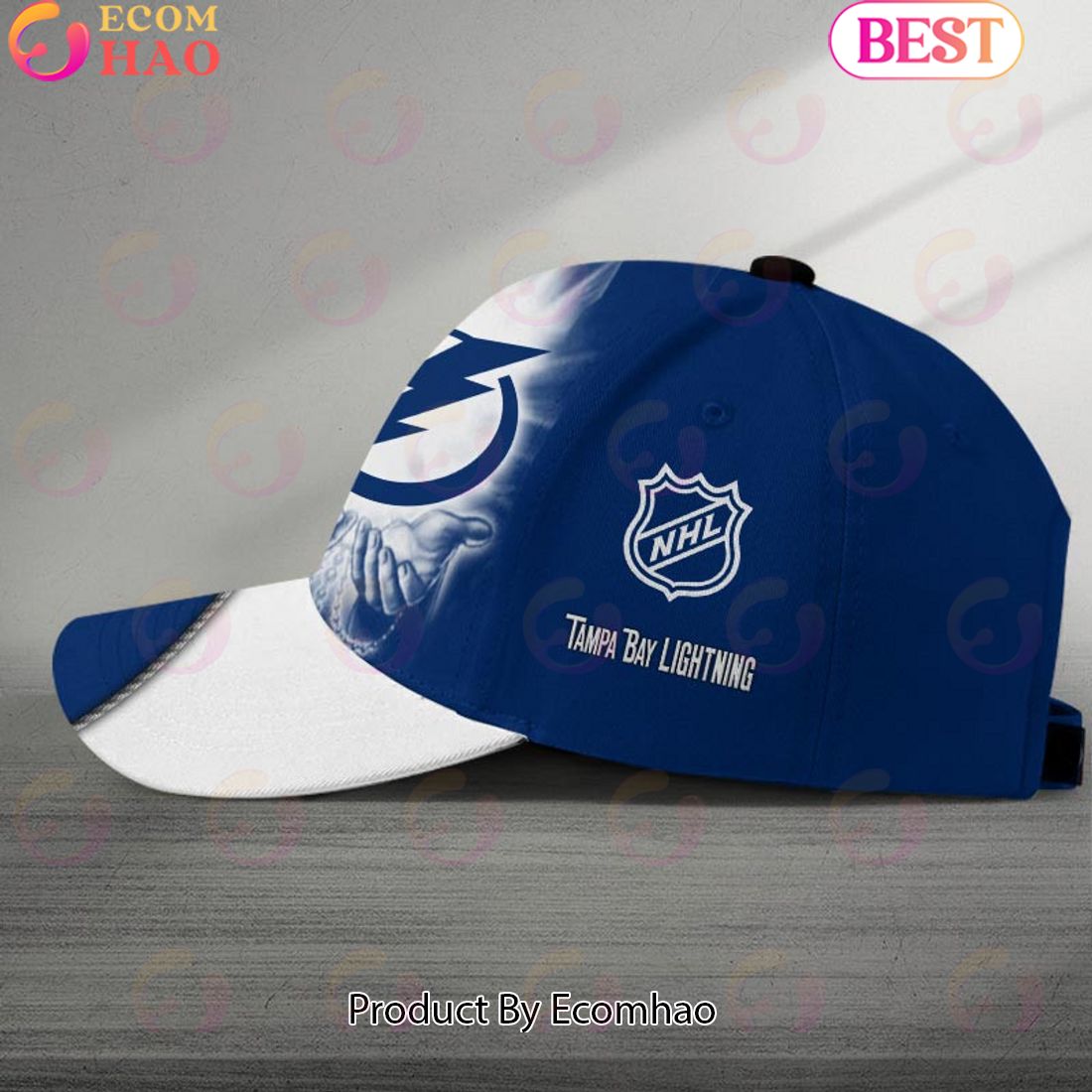 NHL Tampa Bay Lightning God’s Gift Design Custom Name Cap