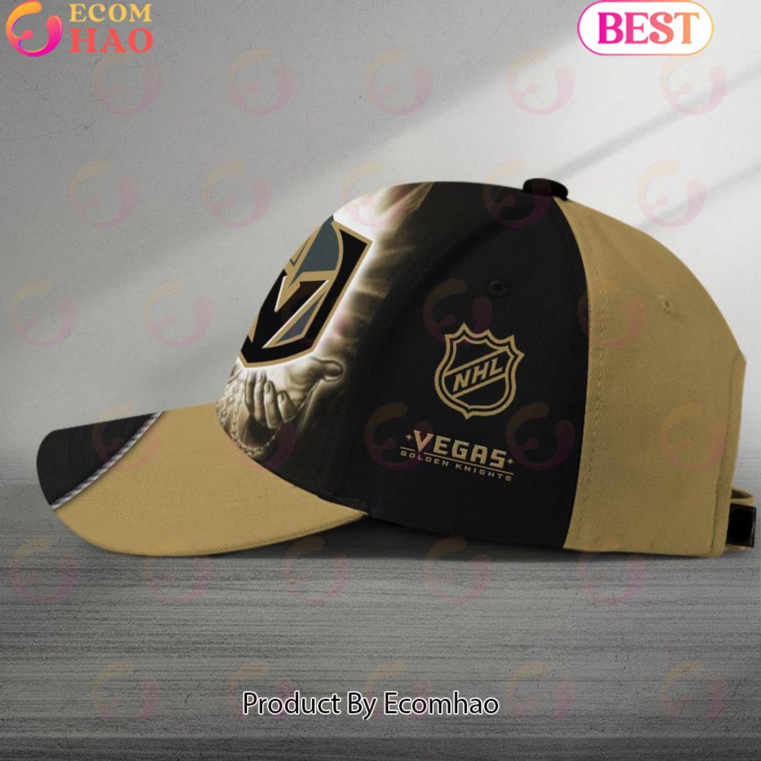 NHL Vegas Golden Knights God’s Gift Design Custom Name Cap