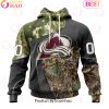 Personalized NHL Columbus Blue Jackets Special Hunting Camo Design Full Printed Hoodie