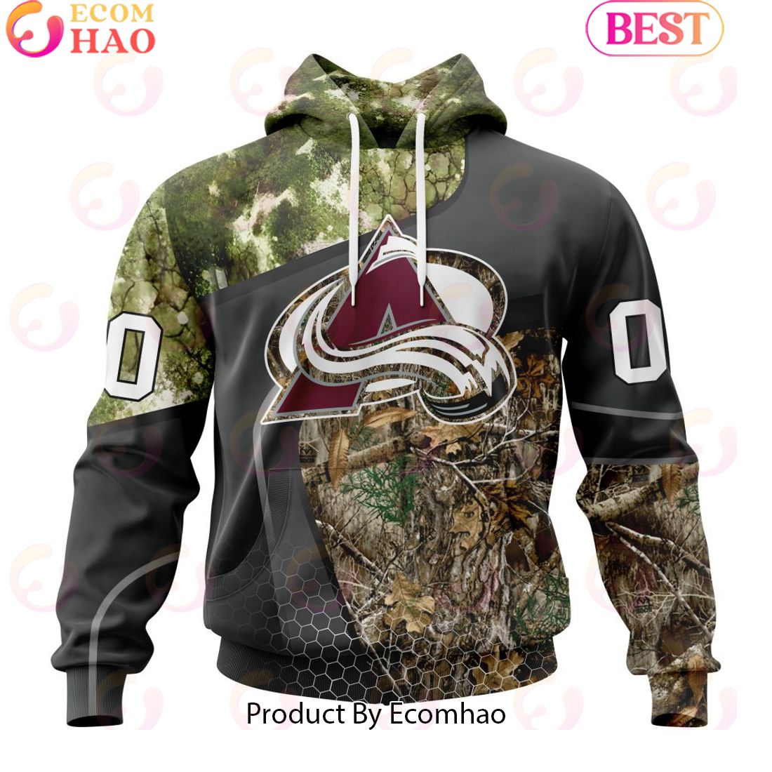 Personalized NHL Buffalo Sabres Special Hunting Camo Design Full Printed Hoodie