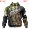 Personalized NHL Edmonton Oilers Special Hunting Camo Design Full Printed Hoodie