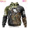 Personalized NHL San Jose Sharks Special Hunting Camo Design Full Printed Hoodie