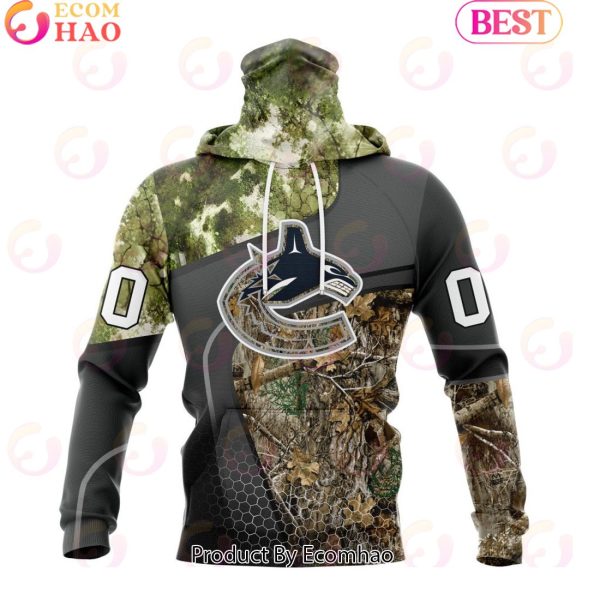Personalized NHL Vancouver Canucks Special Hunting Camo Design Full Printed Hoodie