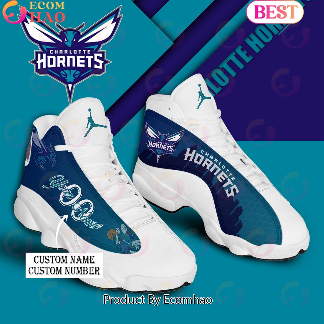 NBA Denver Nuggets Personalized Air Jordan 13 Limited Edition