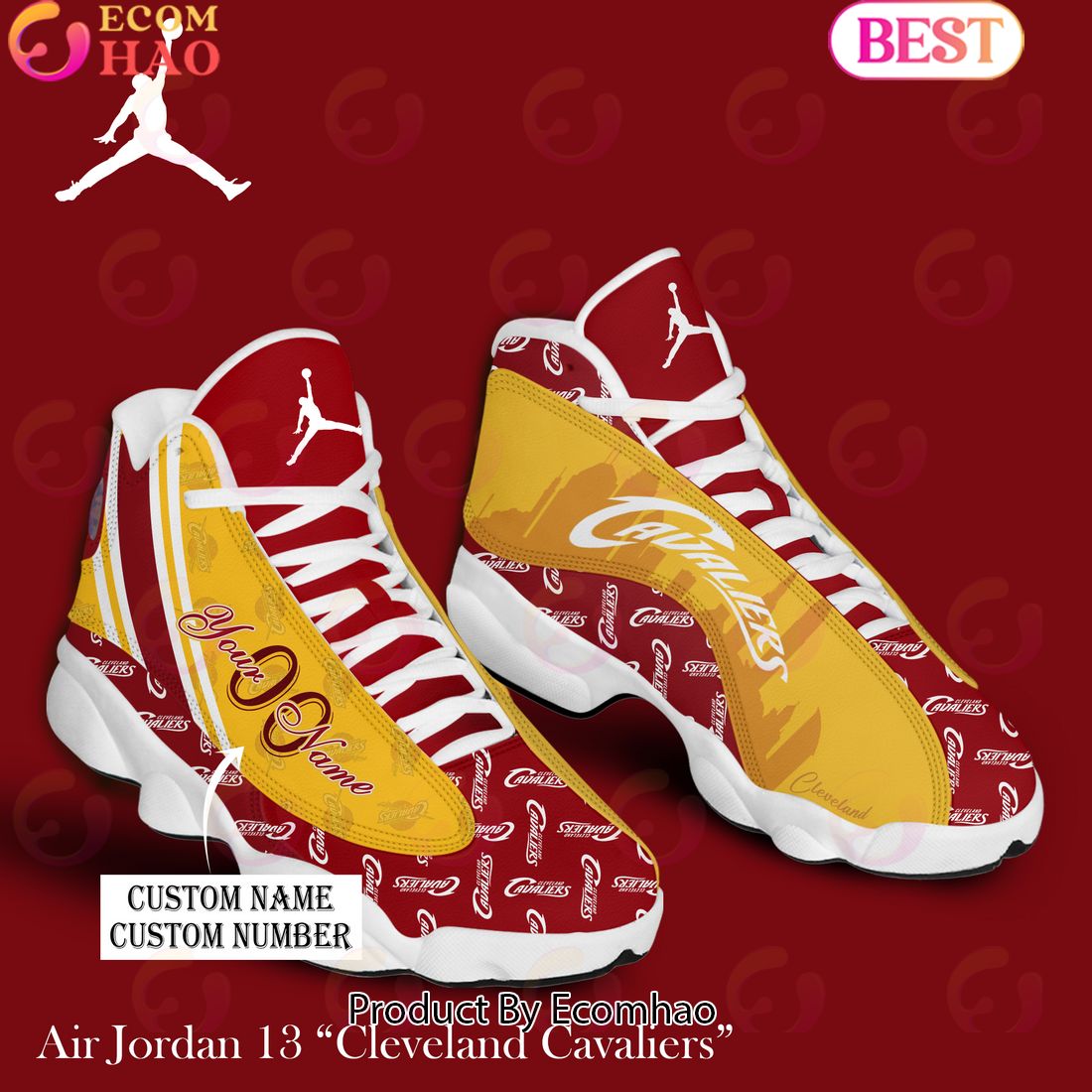 NBA Indiana Pacers Personalized Name And Number Air Jordan 13