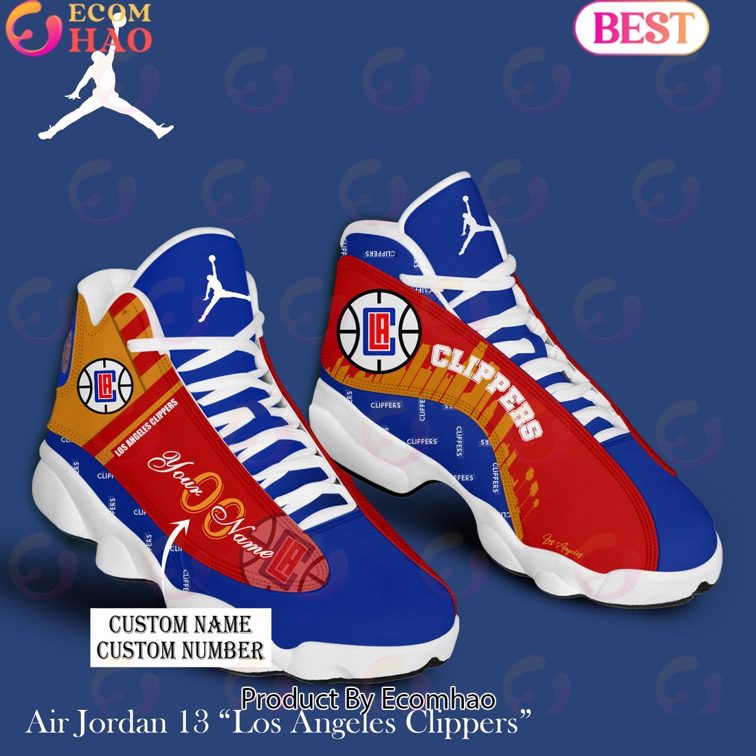 NBA Indiana Pacers Personalized Name And Number Air Jordan 13