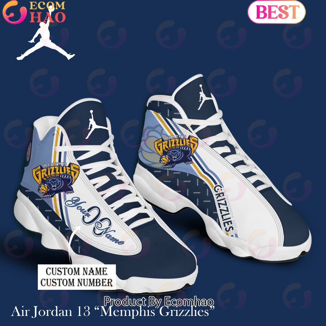 NBA Milwaukee Bucks Personalized Name And Number Premium Air Jordan 13