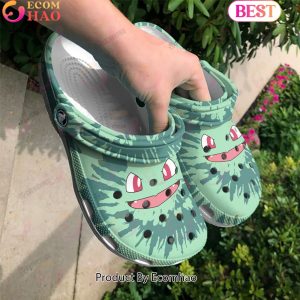 Bulbasaur Tie Dye Face Custom Classic Clogs