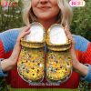 Eevee And Shinx Tie Dye Face Custom Classic Clogs