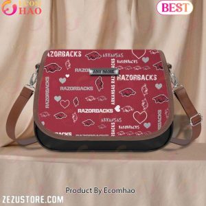 Arkansas Razorbacks NCAA Leather Shoulder Bag