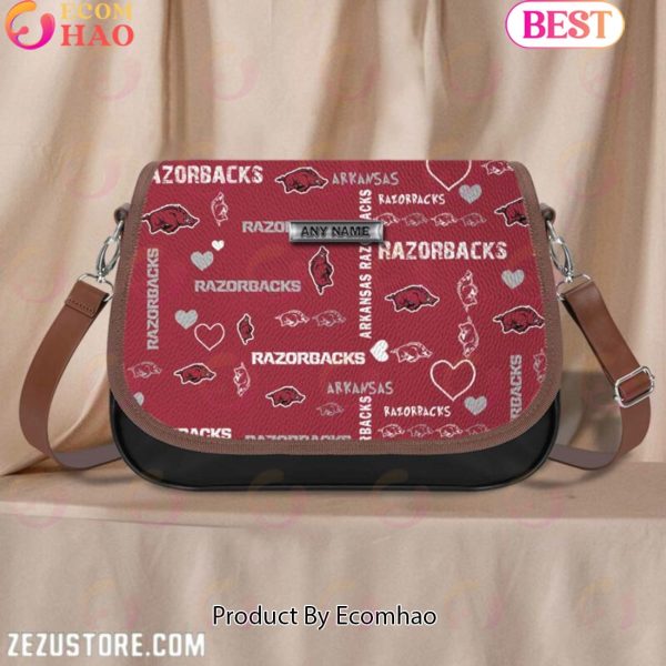 Arkansas Razorbacks NCAA Leather Shoulder Bag