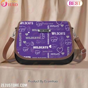 Kansas State Wildcats NCAA Leather Shoulder Bag