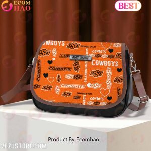 Oklahoma State Cowboys NCAA Leather Shoulder Bag