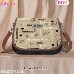 Purdue Boilermakers NCAA Leather Shoulder Bag