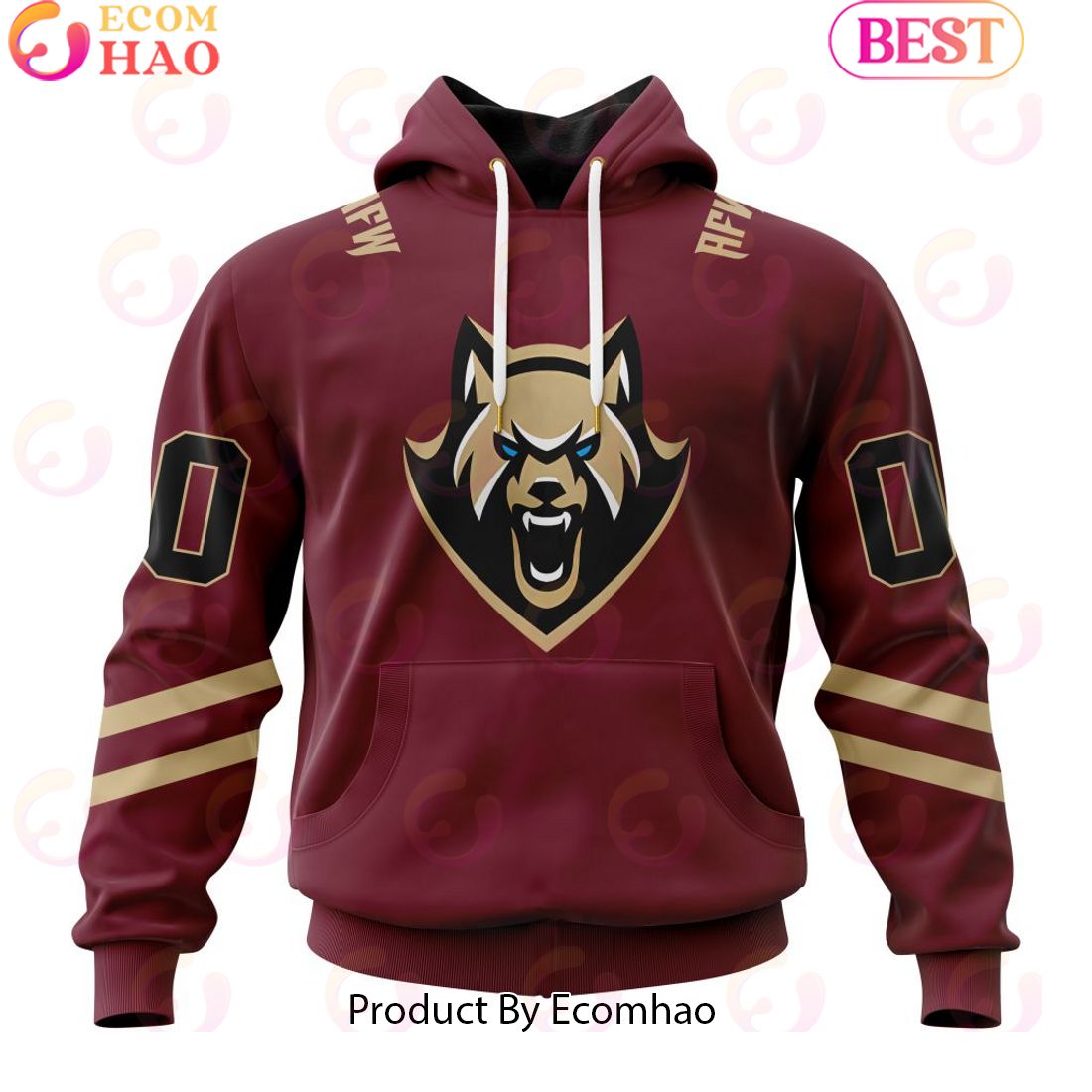 Custom Las Vegas Desert Dogs Jersey Personalized Letters Number Hoodie