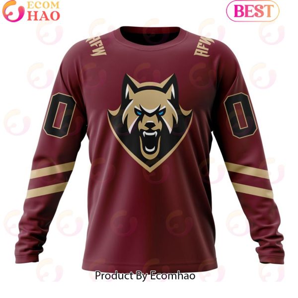 Custom Albany FireWolves Jersey Personalized Letters Number Hoodie
