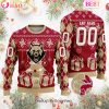 Albany FireWolves Special Design Big Logo Ugly Christmas Sweater