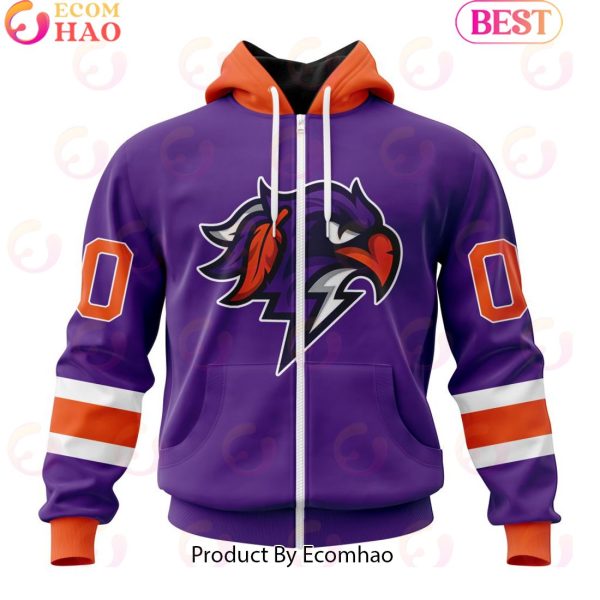 Custom Halifax Thunderbirds Jersey Personalized Letters Number Hoodie